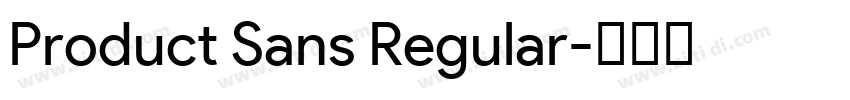 Product Sans Regular字体转换